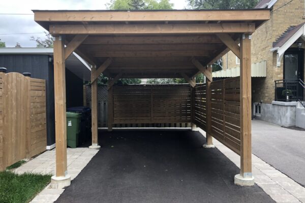 Carport - New build car port - Leaside - Toronto - GTA